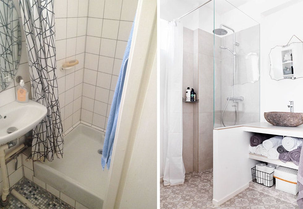 4. Gjør badet større! Lite bad ble feminint og innbydende bad